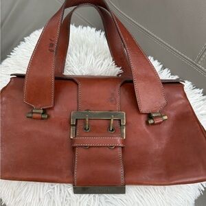 Brown Leather Handbag